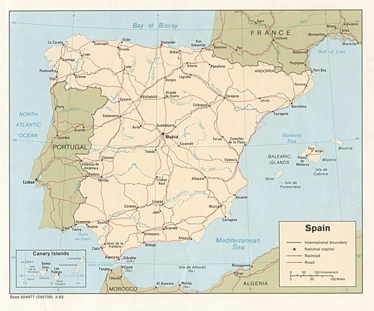 Madrid sulla mappa