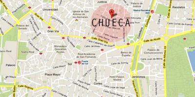 Chueca Madrid la mappa