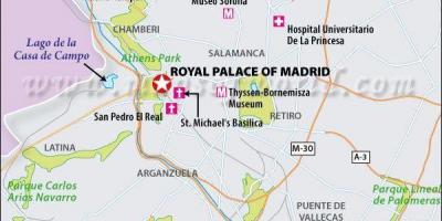 Mappa del real Madrid