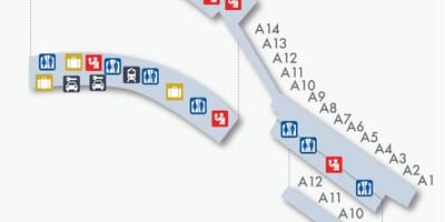 Madrid barajas terminal mappa