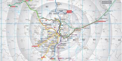 Madrid transito mappa